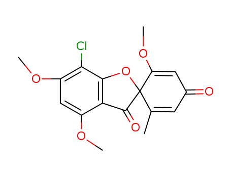 Molecular Structure of 7776-77-4 ((+/-)-dehydrogriseofulvin)