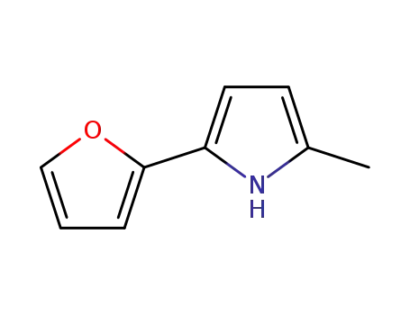 Molecular Structure of 107467-74-3 (2-(2-furyl)-5-methyl-1H-pyrrole)