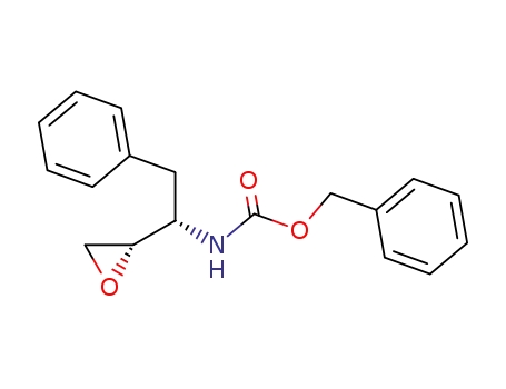 Molecular Structure of 128018-44-0 ((2S,3S)-1,2-Epoxy-3-(Cbz-amino)-4-phenylbutane)
