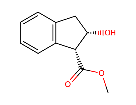 1H-Indene-1-carboxylic acid, 2,3-dihydro-2-hydroxy-, methyl ester, (1R,2S)-