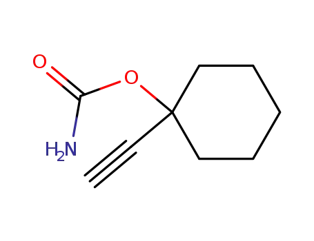 Molecular Structure of 126-52-3 (ETHINAMATE)