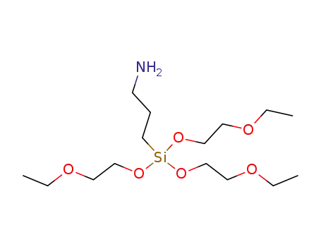 Molecular Structure of 94159-64-5 (3-[tris(2-ethoxyethoxy)silyl]propylamine)