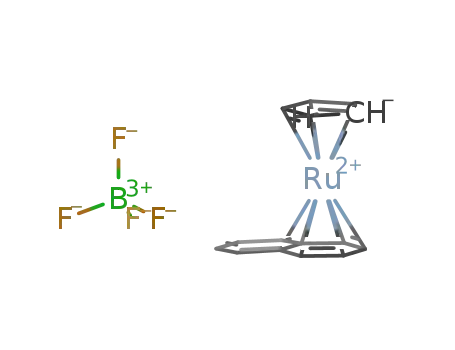 Molecular Structure of 100506-76-1 ([(cyclopentadienyl)Ru(η<sup>6</sup>-naphthalene)]BF<sub>4</sub>)