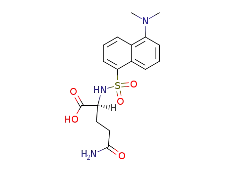 Molecular Structure of 1101-67-3 (DANSYL-L-GLUTAMINE)