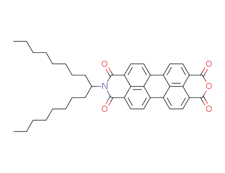 Molecular Structure of 162109-59-3 (N-(1-octylnonyl)-perylene-3,4:9,10-tetracarboxylic acid-3,4-anhydride-9,10-carboximide)