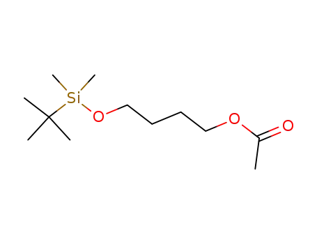 Molecular Structure of 175849-49-7 (1-Butanol, 4-[[(1,1-dimethylethyl)dimethylsilyl]oxy]-, acetate)