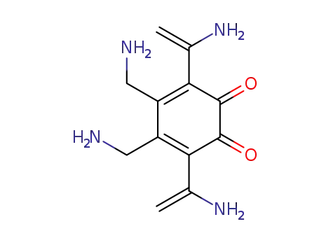 Molecular Structure of 1198018-65-3 (4,5-bis(aminomethyl)-3,6-bis(1-aminovinyl)cyclohexa-3,5-diene-1,2-dione)