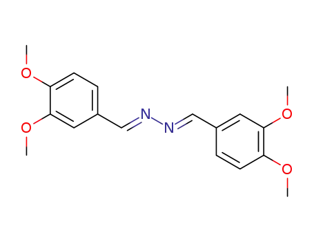 Molecular Structure of 134691-71-7 ((1E,2E)-1,2-bis(3,4-dimethoxybenzylidene)hydrazine)