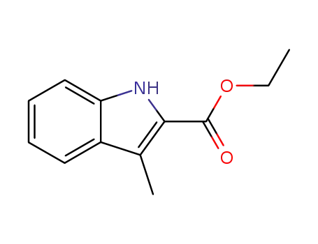 Molecular Structure of 26304-51-8 (ETHYL3-METHYL-2-INDOLECARBOXYLATE)