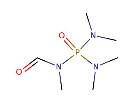 20583-06-6,Formamide, N-(bis(dimethylamino)phosphinyl)-N-methyl-,N-Formylpentamethylphosphoramide;