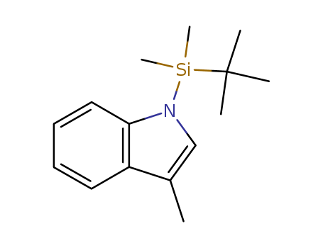 1H-Indole, 1-[(1,1-dimethylethyl)dimethylsilyl]-3-methyl-