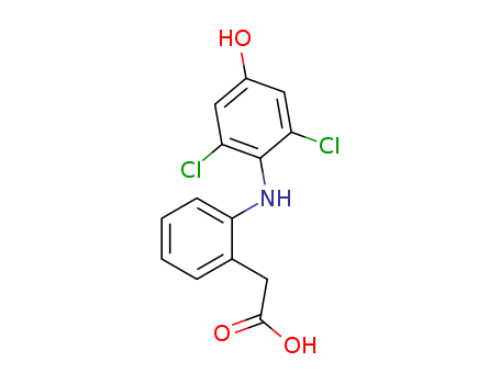 Benzeneacetic acid,2-[(2,6-dichloro-4-hydroxyphenyl)amino]-