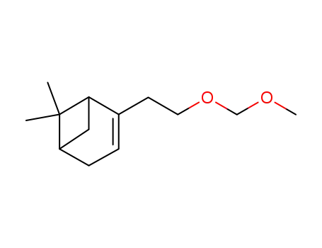 Molecular Structure of 77661-66-6 (2-<2-(methoxymethoxy)ethyl>-6,6-dimethylbicyclo<3.1.1>hept-2-ene)