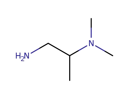Molecular Structure of 19764-58-0 (N2,N2-dimethylpropane-1,2-diamine)