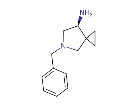 Molecular Structure of 144282-35-9 (5-Azaspiro[2.4]heptan-7-amine, 5-(phenylmethyl)-, (S)-)
