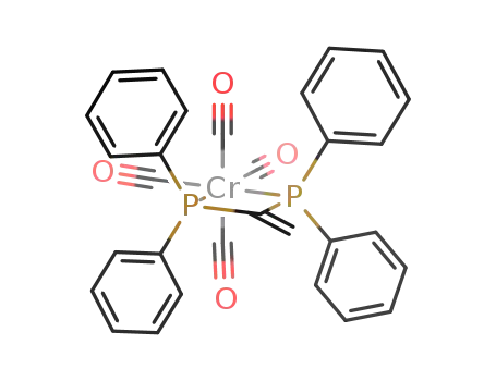 Molecular Structure of 85683-25-6 ((CO)4Cr(PPh<sub>2</sub>C(=CH<sub>2</sub>)PPh<sub>2</sub>))