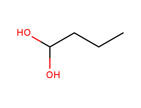 Molecular Structure of 99801-86-2 (1,1-Butanediol)