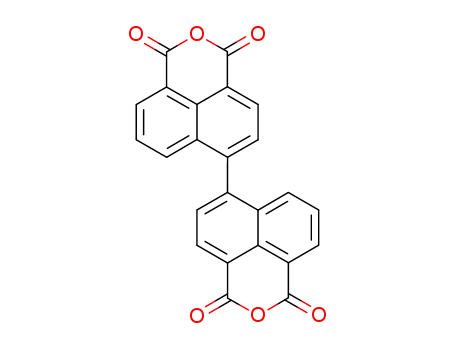 Molecular Structure of 38687-17-1 (1,1'-binaphthyl-4,4',5,5'-tetracarboxylic acid dianhydride)