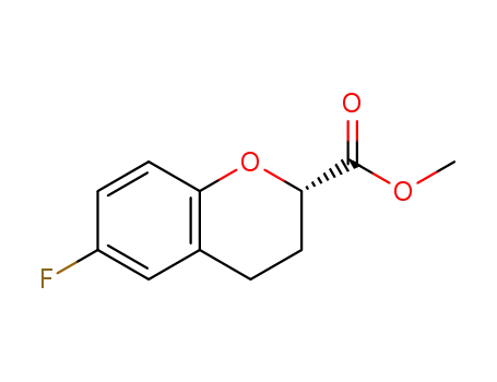 Molecular Structure of 1219915-01-1 ((S)-methyl 6-fluorochroman-2-carboxylate)