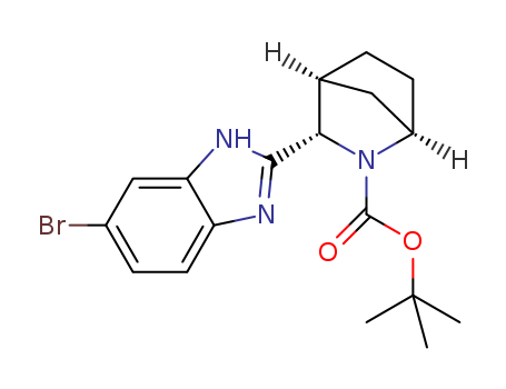 2-Azabicyclo[2.2.1]heptane-2-carboxylic acid, 3-(6-broMo-1H-benziMidazol-2-yl)-, 1,1-diMethylethyl ester,(1R,3S,4S)-(1256387-74-2)