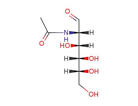 Molecular Structure of 3615-17-6 (2-acetamido-2-deoxy-D-mannose)