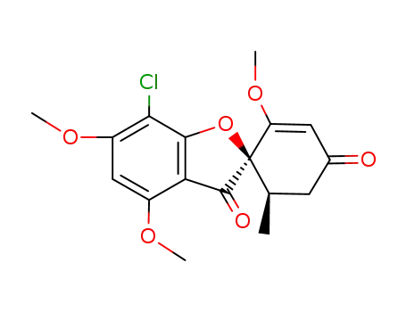 Molecular Structure of 2884-22-2 (dl-Griseofulvin)