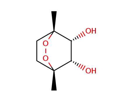 Molecular Structure of 1093613-53-6 ((1R,4S,5S,6R)-1,4-dimethyl-2,3-dioxabicyclo[2.2.2]octane-5,6-diol)
