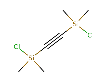 Molecular Structure of 18156-91-7 (2,5-Dichloro-2,5-dimethyl-2,5-disila-3-hexyne)