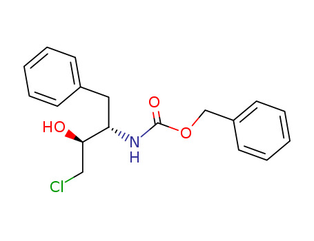 Carbamic acid,N-[(1S,2S)-3-chloro-2-hydroxy-1-(phenylmethyl)propyl]-, phenylmethyl ester(128018-43-9)
