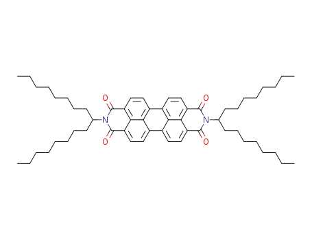 Molecular Structure of 139260-31-4 (N,N'-bis(1-octylnonyl)-perylene-3,4,9,10-tetracarboxylic diimide)