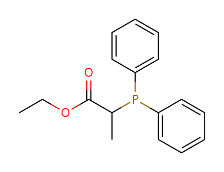 Propanoic acid, 2-(diphenylphosphino)-, ethyl ester