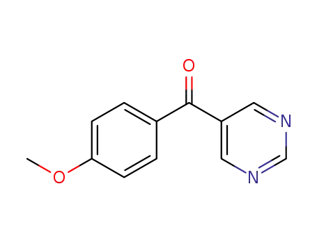 Molecular Structure of 1187168-54-2 (4-(methoxybenzyl)-5-pyrimidyl ketone)