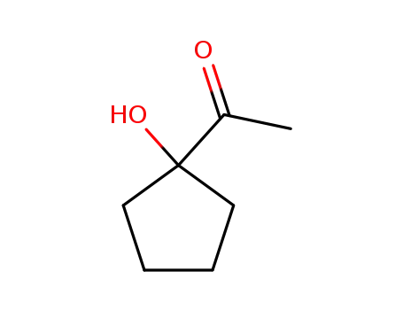 Molecular Structure of 17160-89-3 (1-(1-Hydroxy-cyclopentyl)-ethanone)