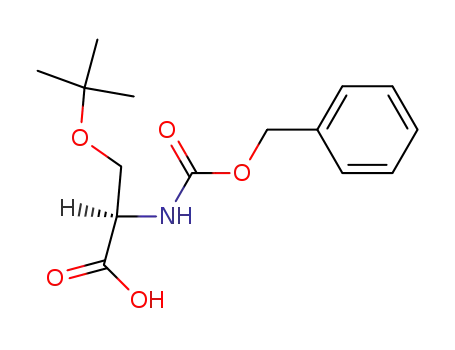 Molecular Structure of 65806-90-8 (Z-D-SER(TBU)-OH)