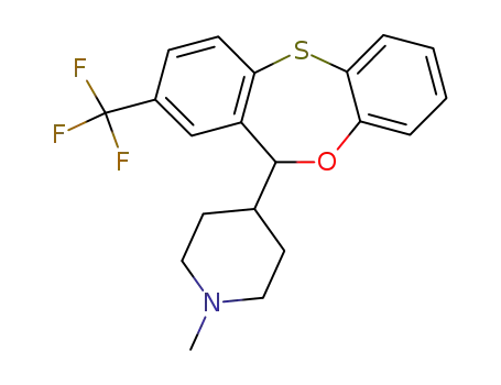 8-Trifluoromethyl-6-(1-methyl-4-piperidyl)-6H-dibenz<b,e>-1,4-oxathiepin