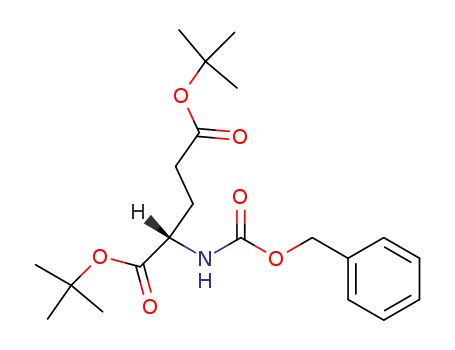 Molecular Structure of 16881-41-7 (L-Glutamic acid, N-[(phenylmethoxy)carbonyl]-, bis(1,1-dimethylethyl)
ester)