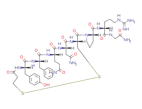 (2S)-N-[(2S)-1-[(2-Amino-2-oxoethyl)amino]-5-(diaminomethylideneamino)-1-oxopentan-2-yl]-1-[(4R,7S,10S,13S,16S)-7-(2-amino-2-oxoethyl)-10-(3-amino-3-oxopropyl)-13-benzyl-16-[(4-hydroxyphenyl)methyl]-6,9,12,15,18-pentaoxo-1,2-dithia-5,8,11,14,17-pentazacycloicosane-4-carbonyl]pyrrolidine-2-carboxamide