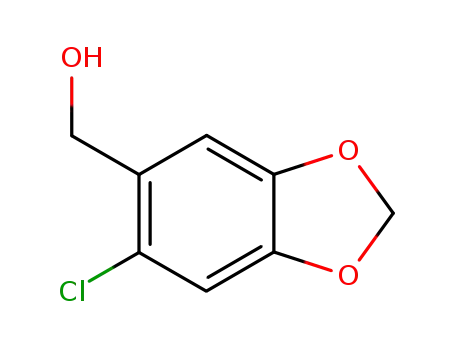 Molecular Structure of 2591-25-5 (6-CHLOROPIPERONYL ALCOHOL)
