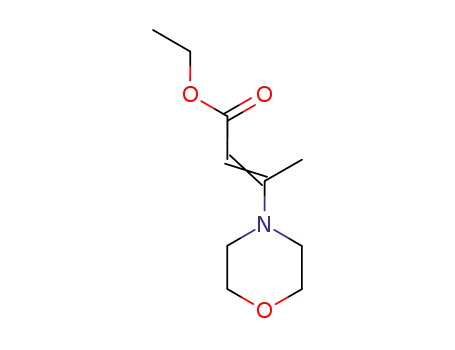 Molecular Structure of 36277-32-4 (3-MORPHOLIN-4-YL-BUT-2-ENOIC ACID ETHYL ESTER)