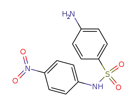 Molecular Structure of 6829-82-9 (4-amino-N-(4-nitrophenyl)benzenesulfonamide)