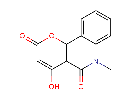 2H-Pyrano[3,2-c]quinoline-2,5(6H)-dione,4-hydroxy-6-methyl-