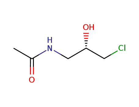 Molecular Structure of 224323-47-1 ((S)-1-Acetamido-2-hydroxy-3-chloropropane)