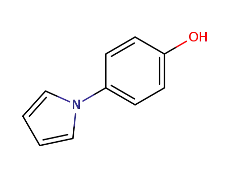 Molecular Structure of 23351-09-9 (4-(1H-Pyrrol-1-yl)phenol)