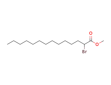 Molecular Structure of 16631-25-7 (Methyl 2-bromotetradecanoate)