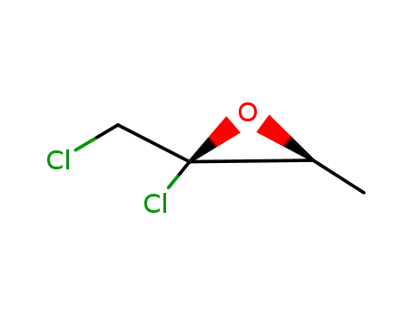 Molecular Structure of 80212-74-4 (Oxirane, 2-chloro-2-(chloromethyl)-3-methyl-, trans-)