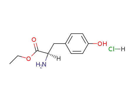 Molecular Structure of 23234-43-7 (D-TYROSINE ETHYL ESTER HYDROCHLORIDE)