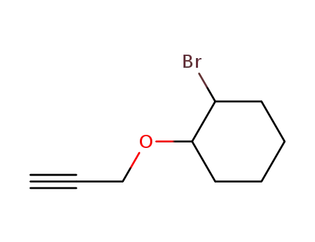 Molecular Structure of 71960-57-1 (1-Bromo-2-prop-2-ynyloxy-cyclohexane)