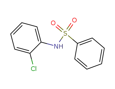 Molecular Structure of 21226-30-2 (N-(2-chlorophenyl)benzenesulfonamide)