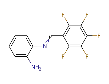Molecular Structure of 111795-45-0 (1,2-Benzenediamine, N-[(pentafluorophenyl)methylene]-)