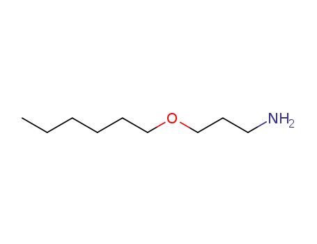Molecular Structure of 16728-61-3 (3-(Hexyloxy)propylamine)